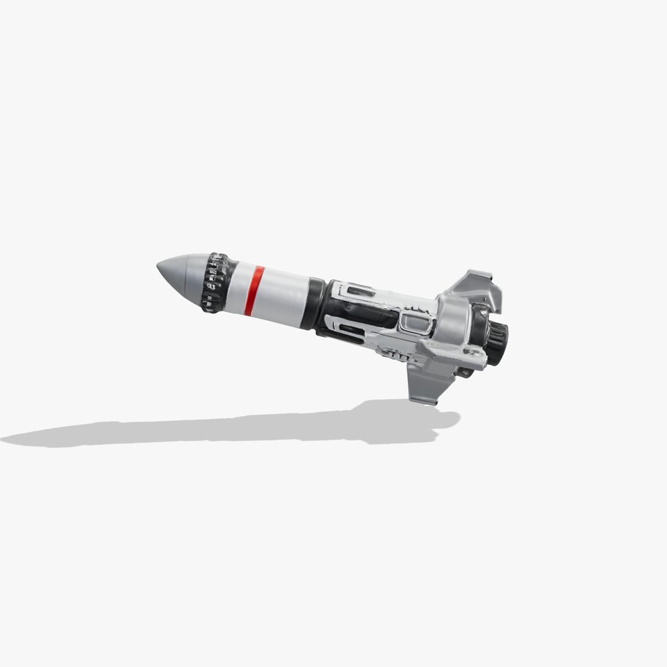 Futuristic Rocket Model Pack with Detailed Features